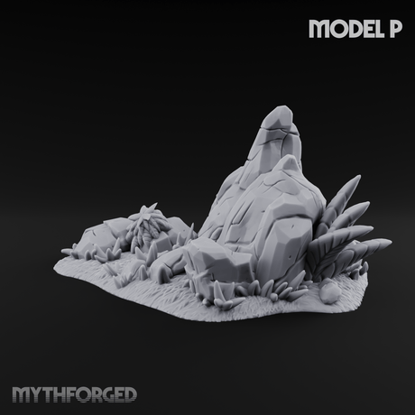 Sunbaked Desert Foliage P Miniature for Dungeons and Dragons, Pathfinder or other TTRPGs