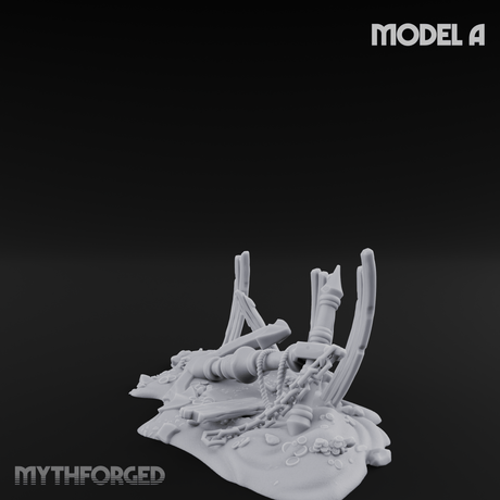 Sunken Seabed Debris A Miniature for Dungeons and Dragons, Pathfinder or other TTRPGs