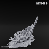 Sunken Seabed Debris B Miniature for Dungeons and Dragons, Pathfinder or other TTRPGs