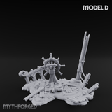 Sunken Seabed Debris Miniature for Dungeons and Dragons, Pathfinder or other TTRPGs
