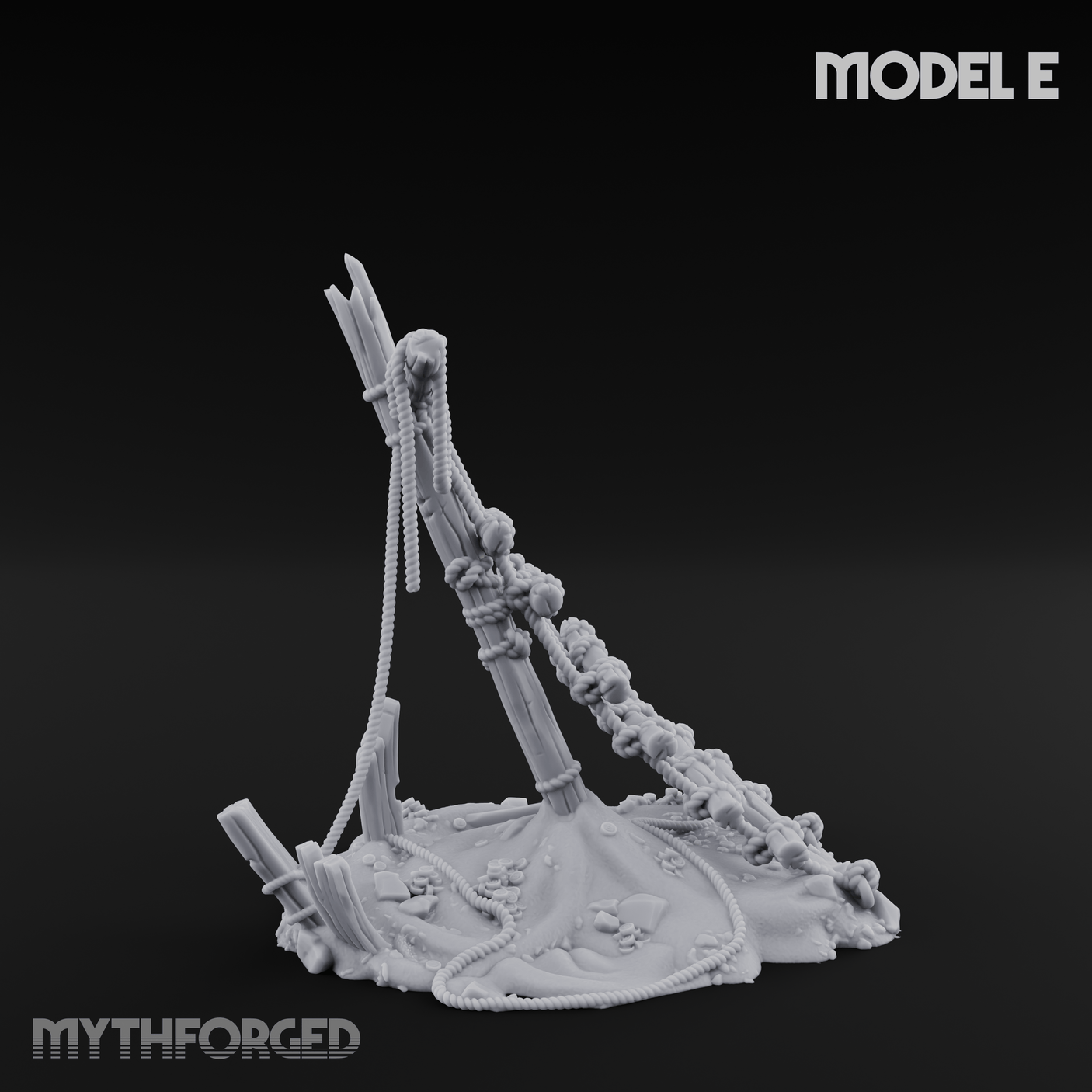 Sunken Seabed Debris E Miniature for Dungeons and Dragons, Pathfinder or other TTRPGs