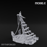 Sunken Seabed Debris E Miniature for Dungeons and Dragons, Pathfinder or other TTRPGs