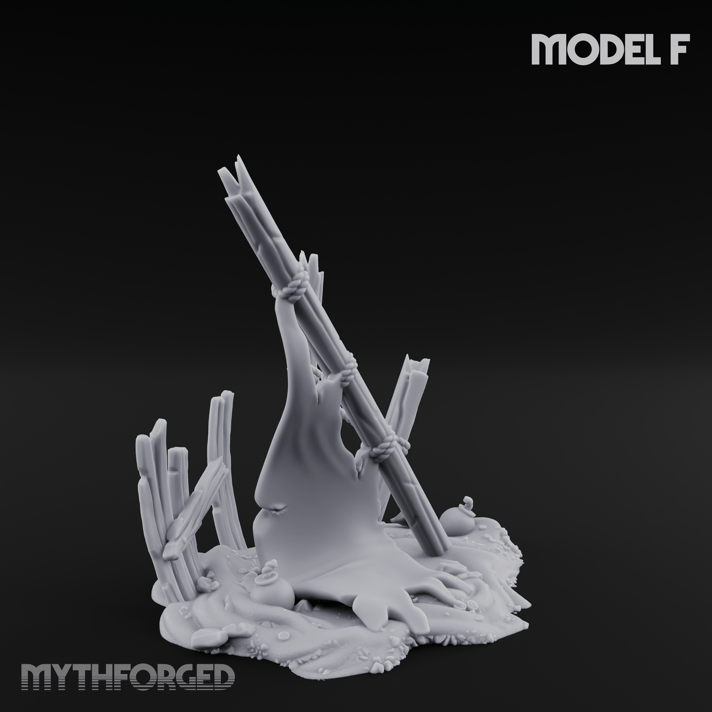 Sunken Seabed Debris F Miniature for Dungeons and Dragons, Pathfinder or other TTRPGs