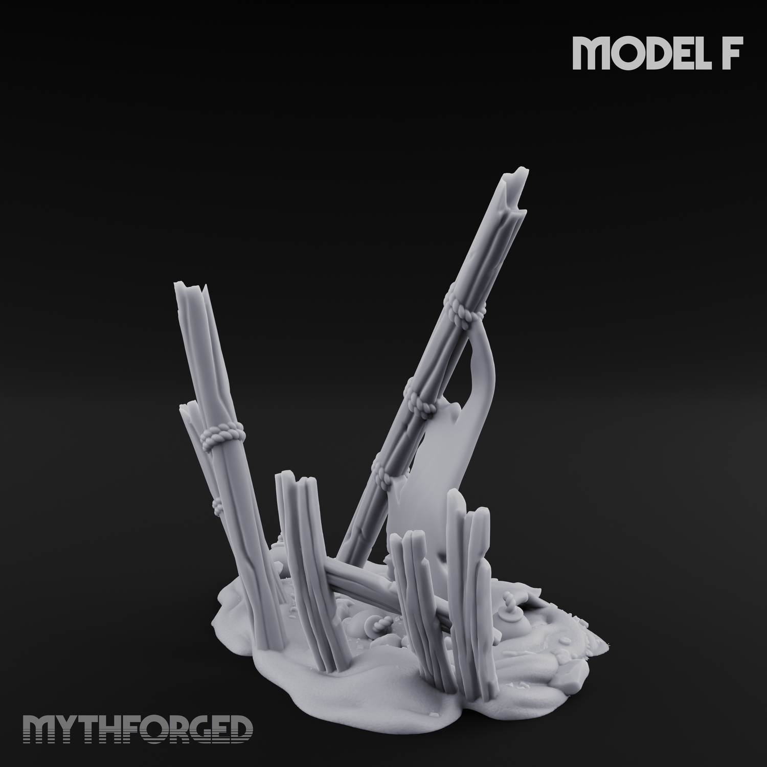 Sunken Seabed Debris F Miniature for Dungeons and Dragons, Pathfinder or other TTRPGs