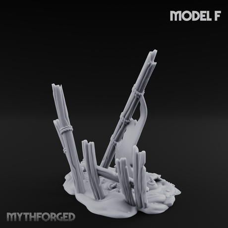 Sunken Seabed Debris F Miniature for Dungeons and Dragons, Pathfinder or other TTRPGs