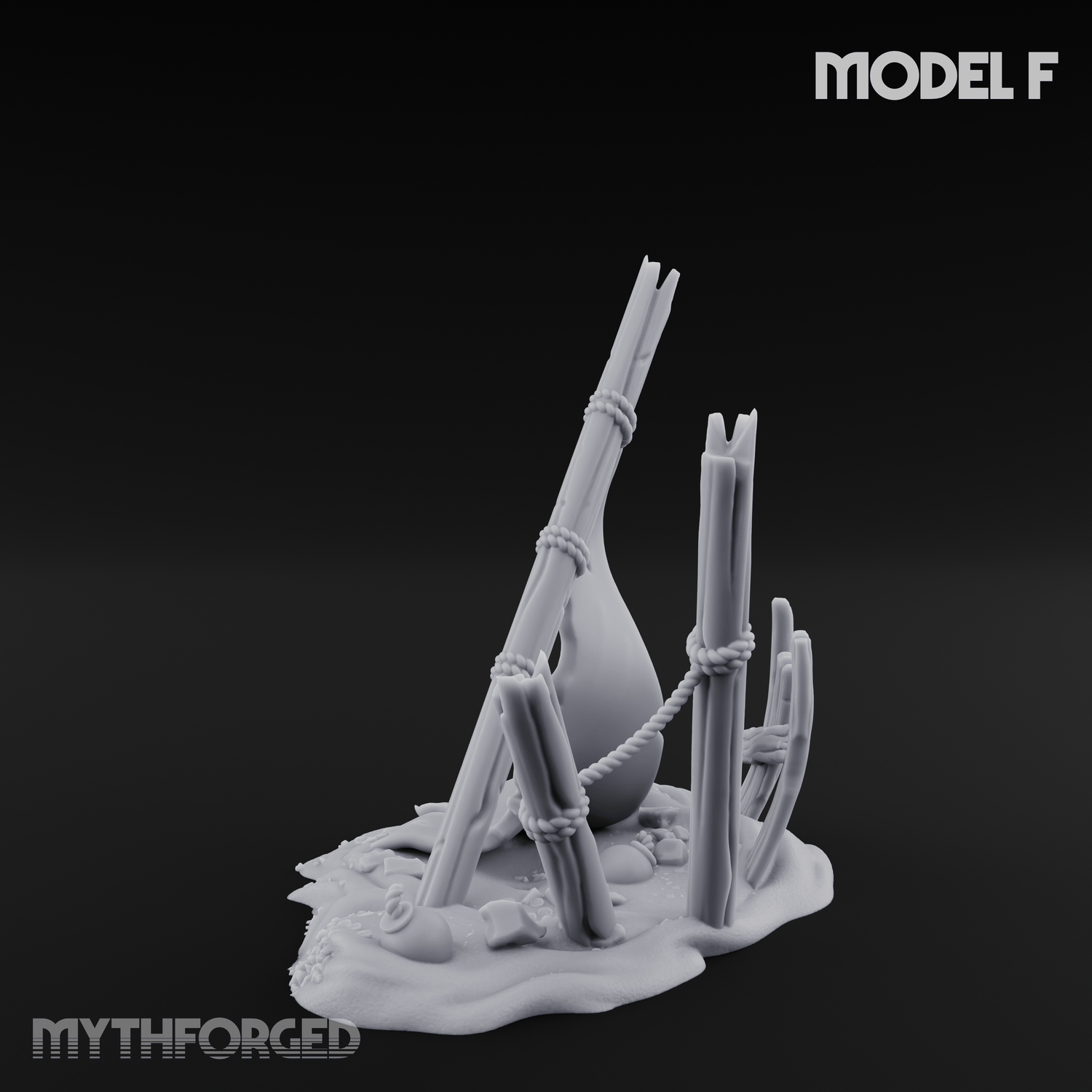 Sunken Seabed Debris F Miniature for Dungeons and Dragons, Pathfinder or other TTRPGs