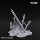 Sunken Seabed Debris F Miniature for Dungeons and Dragons, Pathfinder or other TTRPGs