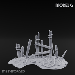 Sunken Seabed Debris G Miniature for Dungeons and Dragons, Pathfinder or other TTRPGs