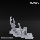 Sunken Seabed Debris G Miniature for Dungeons and Dragons, Pathfinder or other TTRPGs