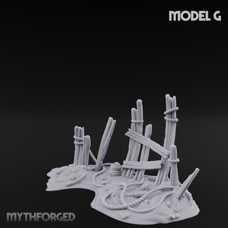 Sunken Seabed Debris G Miniature for Dungeons and Dragons, Pathfinder or other TTRPGs