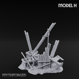 Sunken Seabed Debris Miniature for Dungeons and Dragons, Pathfinder or other TTRPGs