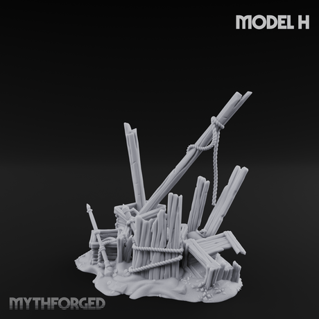 Sunken Seabed Debris H Miniature for Dungeons and Dragons, Pathfinder or other TTRPGs