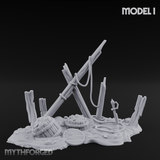 Sunken Seabed Debris Miniature for Dungeons and Dragons, Pathfinder or other TTRPGs