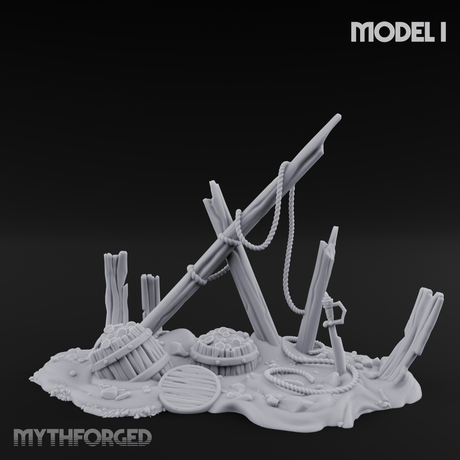 Sunken Seabed Debris I Miniature for Dungeons and Dragons, Pathfinder or other TTRPGs