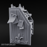 Supply-Stocked Merchant's Shelf Cabinet Miniature for Dungeons and Dragons, Pathfinder or other TTRPGs