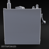 Supply-Stocked Merchant's Shelf Cabinet Miniature for Dungeons and Dragons, Pathfinder or other TTRPGs