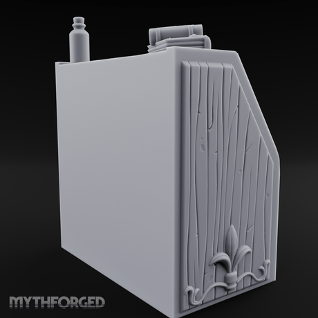 Scroll-Filled Scholar's Cabinet Miniature for Dungeons and Dragons, Pathfinder or other TTRPGs