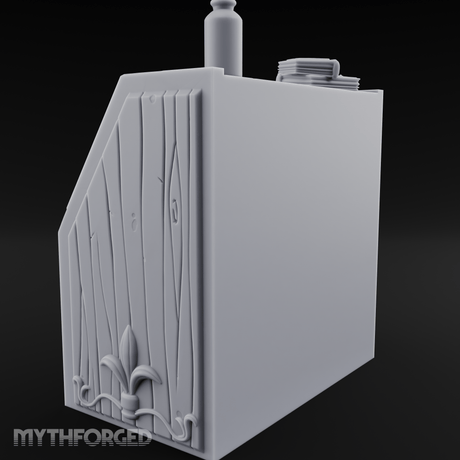 Scroll-Filled Scholar's Cabinet Miniature for Dungeons and Dragons, Pathfinder or other TTRPGs