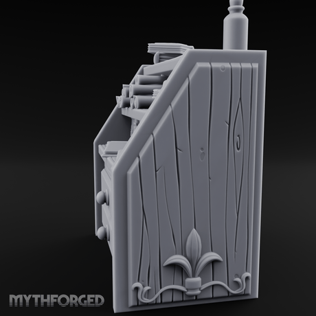 Scroll-Filled Scholar's Cabinet Miniature for Dungeons and Dragons, Pathfinder or other TTRPGs