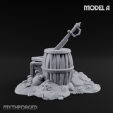 Wrecked Shipwreck Debris Miniature for Dungeons and Dragons, Pathfinder or other TTRPGs