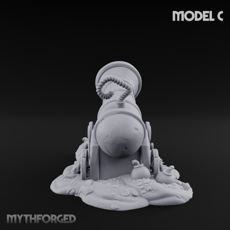 Wrecked Shipwreck Debris C Miniature for Dungeons and Dragons, Pathfinder or other TTRPGs