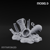 Wrecked Shipwreck Debris D Miniature for Dungeons and Dragons, Pathfinder or other TTRPGs