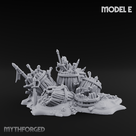 Wrecked Shipwreck Debris Miniature for Dungeons and Dragons, Pathfinder or other TTRPGs