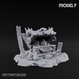 Wrecked Shipwreck Debris Miniature for Dungeons and Dragons, Pathfinder or other TTRPGs