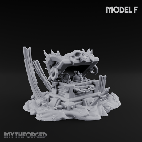 Wrecked Shipwreck Debris Miniature for Dungeons and Dragons, Pathfinder or other TTRPGs