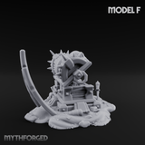 Wrecked Shipwreck Debris F Miniature for Dungeons and Dragons, Pathfinder or other TTRPGs