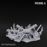 Wrecked Shipwreck Debris G Miniature for Dungeons and Dragons, Pathfinder or other TTRPGs