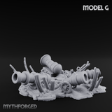 Wrecked Shipwreck Debris G Miniature for Dungeons and Dragons, Pathfinder or other TTRPGs