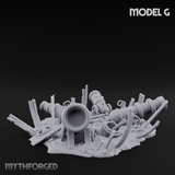 Wrecked Shipwreck Debris G Miniature for Dungeons and Dragons, Pathfinder or other TTRPGs