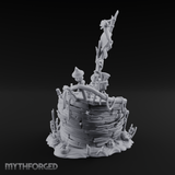 Wrecked Pirate Ship Miniature for Dungeons and Dragons, Pathfinder or other TTRPGs