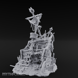 Wrecked Pirate Ship Miniature for Dungeons and Dragons, Pathfinder or other TTRPGs