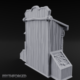Awning-Topped Market Stall Miniature for Dungeons and Dragons, Pathfinder or other TTRPGs