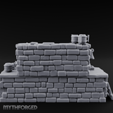 Barrel-Stacked Stone Brewery Washhouse Miniature for Dungeons and Dragons, Pathfinder or other TTRPGs