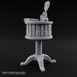 Feather-Crowned Pedestal Lectern Miniature for Dungeons and Dragons, Pathfinder or other TTRPGs
