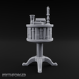 Pedestal-Mounted Display Curio Table Miniature for Dungeons and Dragons, Pathfinder or other TTRPGs