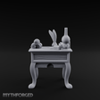 Alchemist's Curiosity Desk Miniature for Dungeons and Dragons, Pathfinder or other TTRPGs