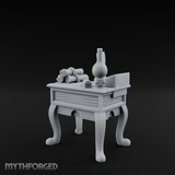 Alchemist's Curiosity Desk Miniature for Dungeons and Dragons, Pathfinder or other TTRPGs