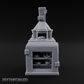 Bread-Filled Baker's Oven Miniature for Dungeons and Dragons, Pathfinder or other TTRPGs