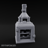 Bread-Filled Baker's Oven Miniature for Dungeons and Dragons, Pathfinder or other TTRPGs