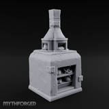 Bread-Filled Baker's Oven Miniature for Dungeons and Dragons, Pathfinder or other TTRPGs