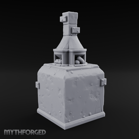 Bread-Filled Baker's Oven Miniature for Dungeons and Dragons, Pathfinder or other TTRPGs
