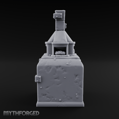 Bread-Filled Baker's Oven Miniature for Dungeons and Dragons, Pathfinder or other TTRPGs