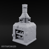 Bread-Filled Baker's Oven Miniature for Dungeons and Dragons, Pathfinder or other TTRPGs
