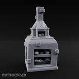 Bread-Filled Baker's Oven Miniature for Dungeons and Dragons, Pathfinder or other TTRPGs