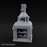 Bread-Filled Baker's Oven Miniature for Dungeons and Dragons, Pathfinder or other TTRPGs