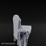 Tufted Noble Chaise Lounge Miniature for Dungeons and Dragons, Pathfinder or other TTRPGs